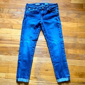 Adriano Goldschmied Stilt Roll-Up Cigarette jeans; size 27; 24” inseam